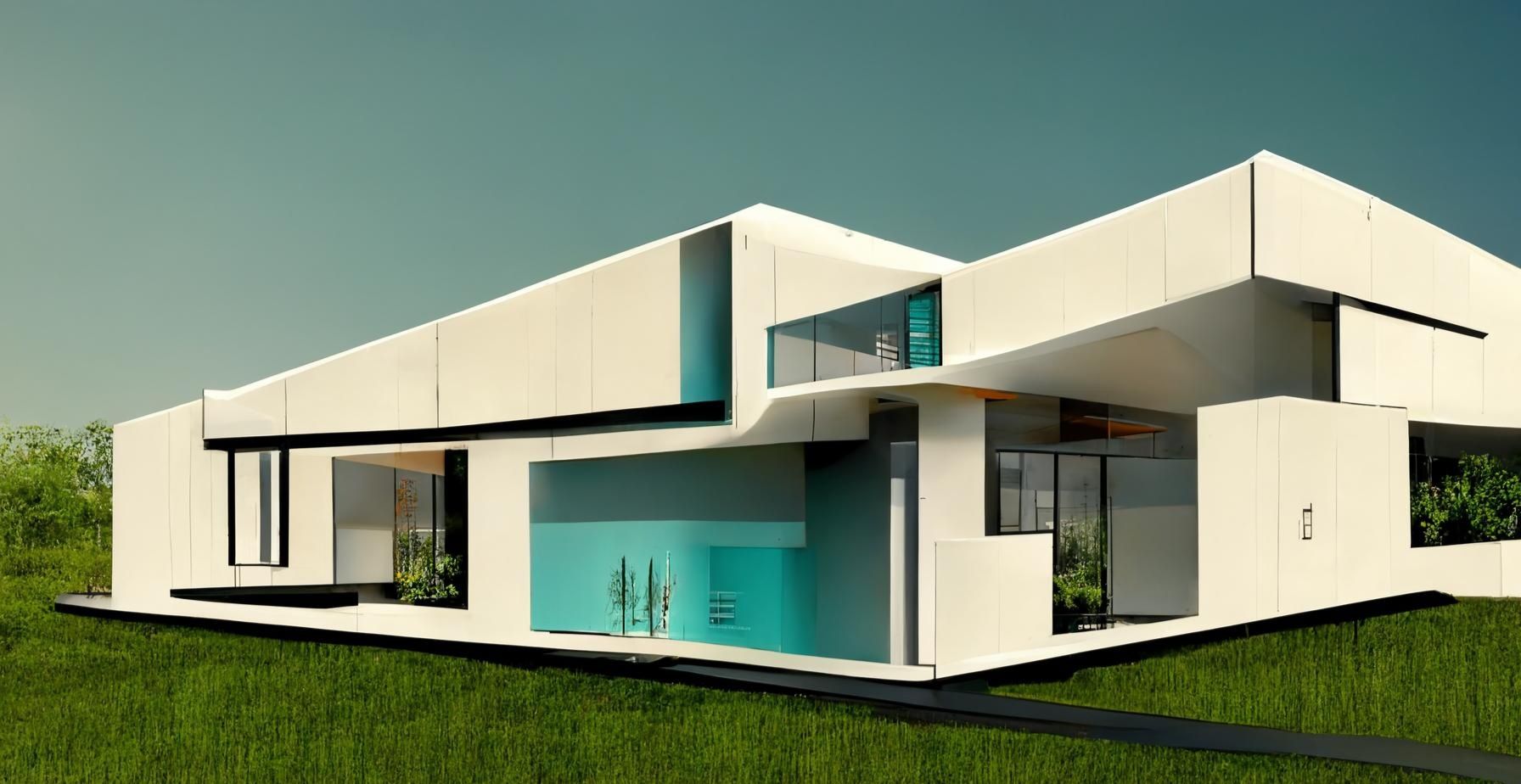 Single floor modern house design exterior 