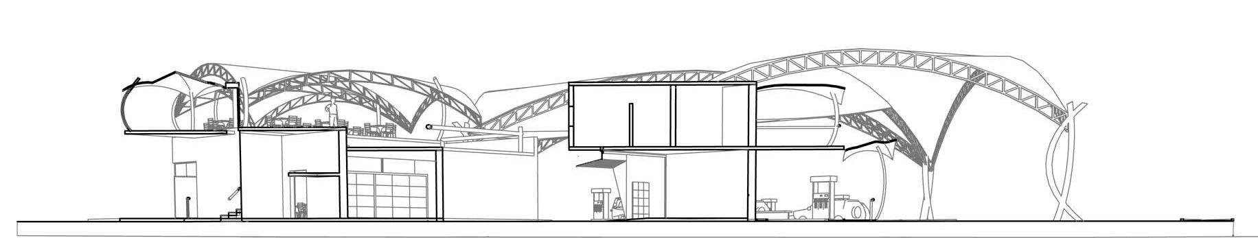 Sectional Elevation of a Building