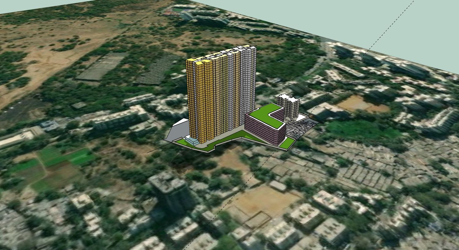 Society redevelopment composite building development